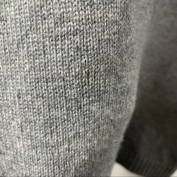 Gran Sasso Cashmere Blend Gray Sweater Dress size IT 48 - Picture 11 of 12